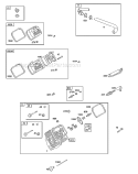 Cylinder Heads Valves Gasket Set-Valve Diagram and Parts List for 384445-0112-E1  Briggs and Stratton Engine